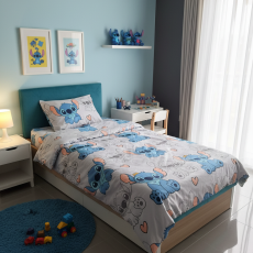 POSTELJINA DEČIJA STITCH SIVA